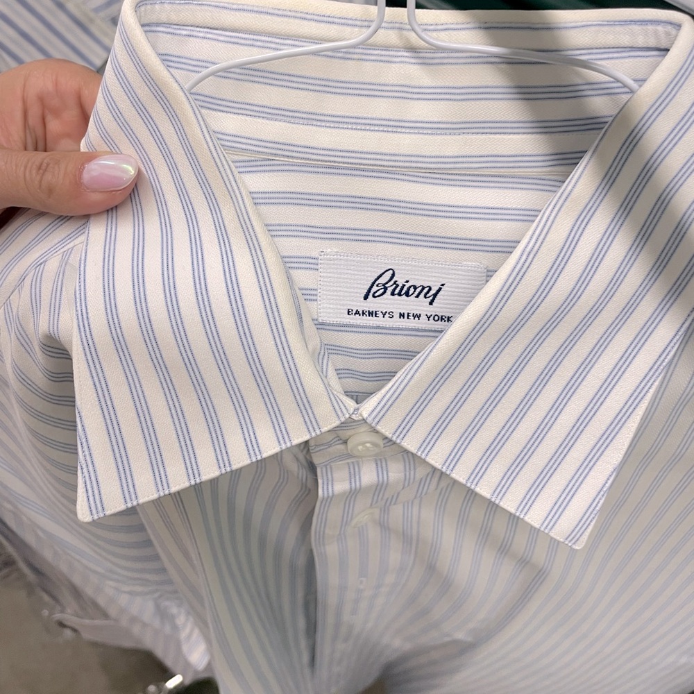 Brioni dress button up shirt.